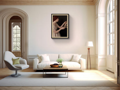 Portrait of A Young Rebel Contemplating Herself Rachel Vogeleisen Prints
